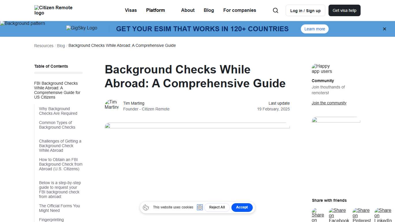 How to Get an FBI Background Check While Abroad: A Complete Guide for U.S. Citizens Citizen Remote